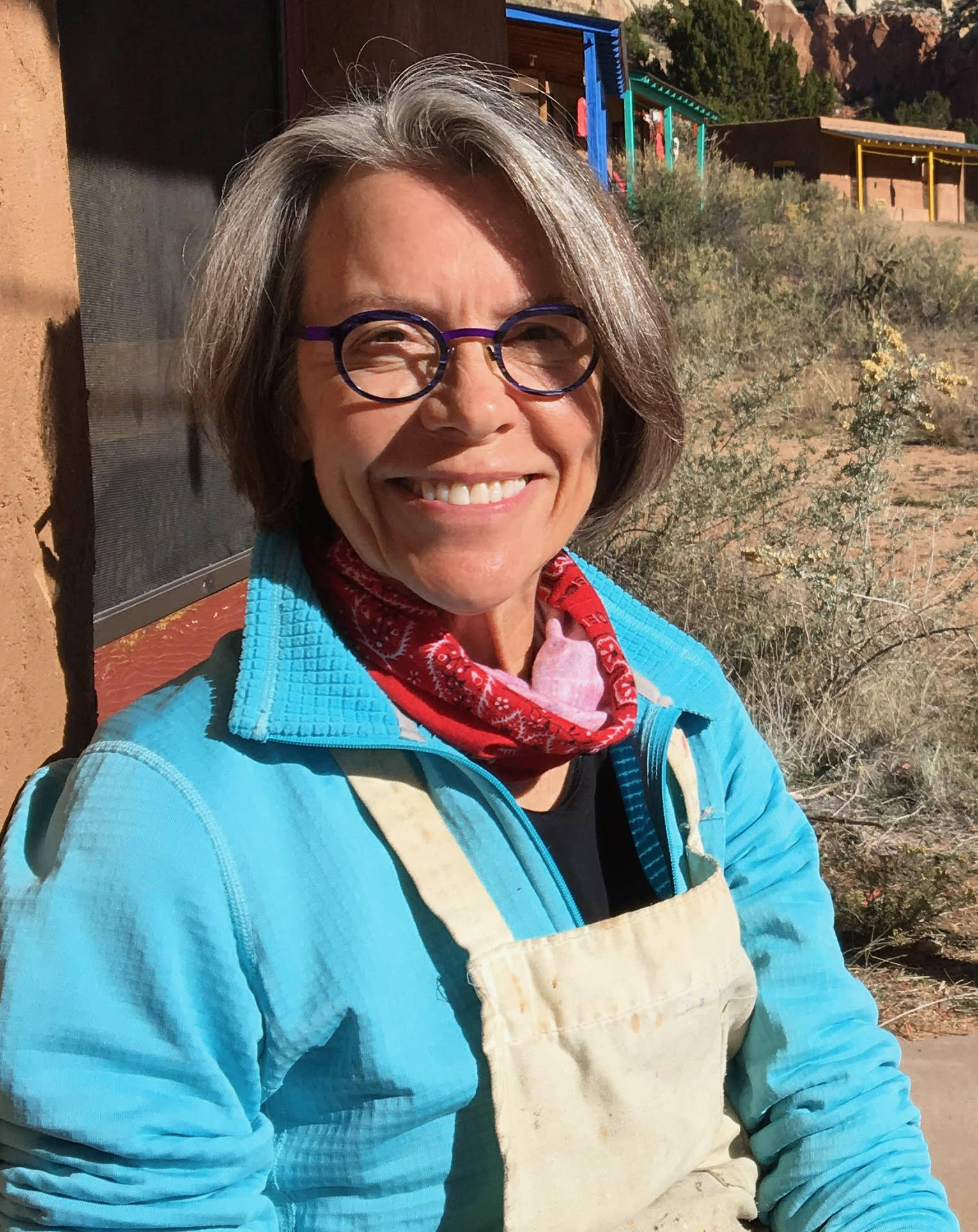Lynda Young Kaffie at Ghost Ranch, October 2020